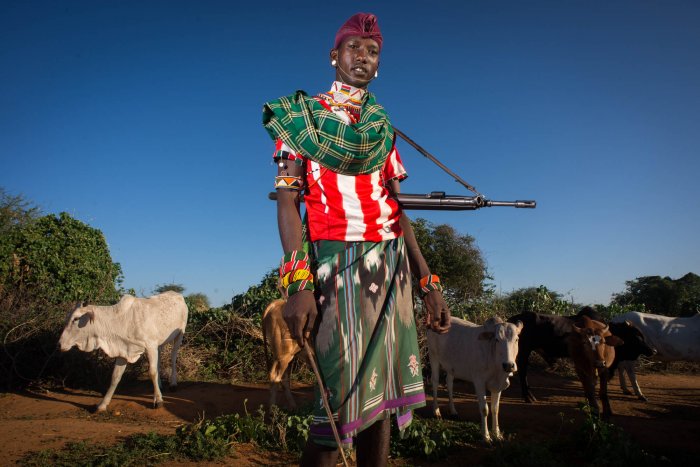 Lchekutis, los niños pastores masai